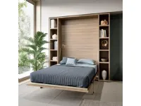 LETTO Letto a scomparsa con libreria Battistella a PREZZI OUTLET