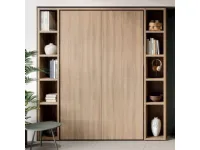LETTO Letto a scomparsa con libreria Battistella a PREZZI OUTLET