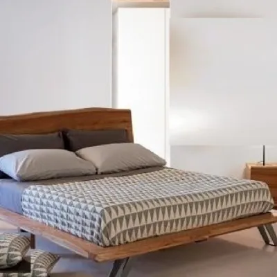 Letto moderno Letto  legno modello foster legno india  Outlet etnico con un ribasso del 40%