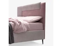 Letto imbottito modello Letto matrimoniale sp di con contenitore di Artigianale scontato 40%