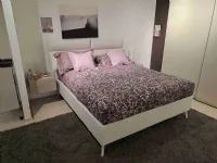 Letto matrimoniale moderno Letto modello plio con contenitore Oggioni a prezzo scontato