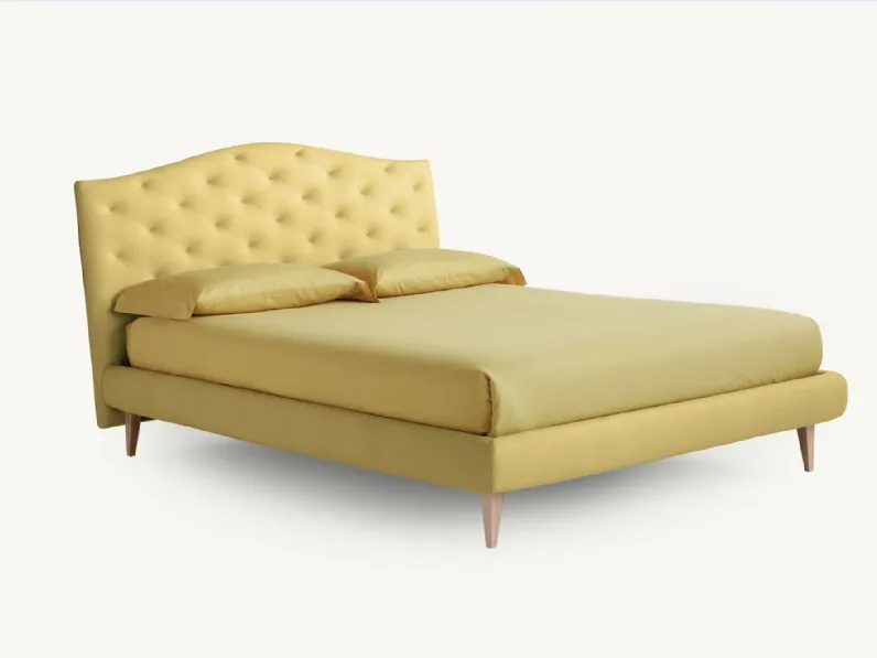 Letto matrimoniale moderno Lyle capitonnè Noctis a prezzo scontato