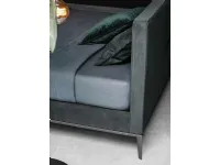 Letto moderno con giroletto Max Twils a prezzo ribassato