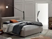 Letto matrimoniale moderno Pascal con contenitore V&nice a prezzo ribassato