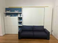 Letto in legno modello Penelope 2 sofa'  home office di Clei scontato 34%