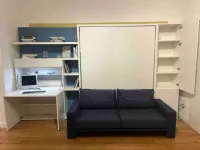Letto in legno modello Penelope 2 sofa'  home office di Clei scontato 34%