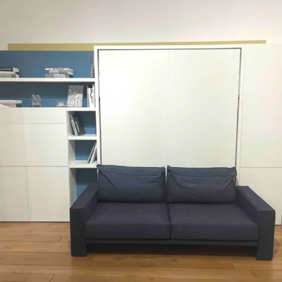 Letto in legno modello Penelope 2 sofa'  home office di Clei scontato 34%