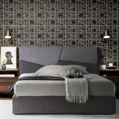 Letto matrimoniale moderno Puzzle Crippa salotti a prezzo scontato