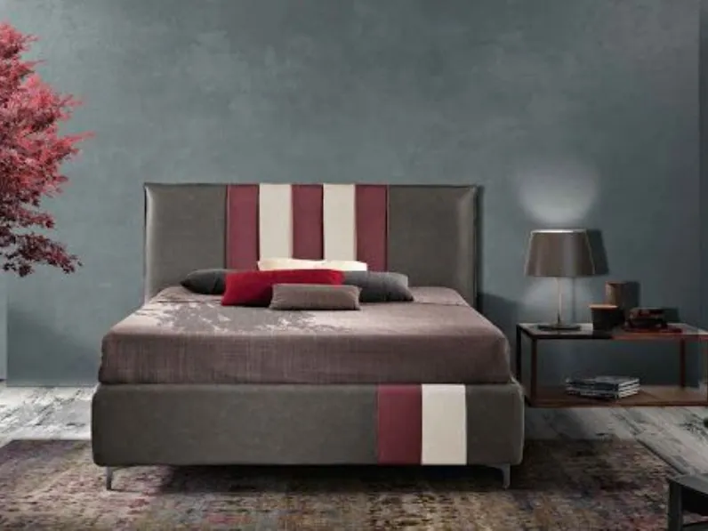 Letto matrimoniale moderno Stripes Artigiana letti a prezzo scontato