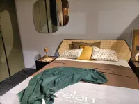 Letto matrimoniale Trama con materasso rising dorelan Pianca con un ribasso IMPERDIBILE