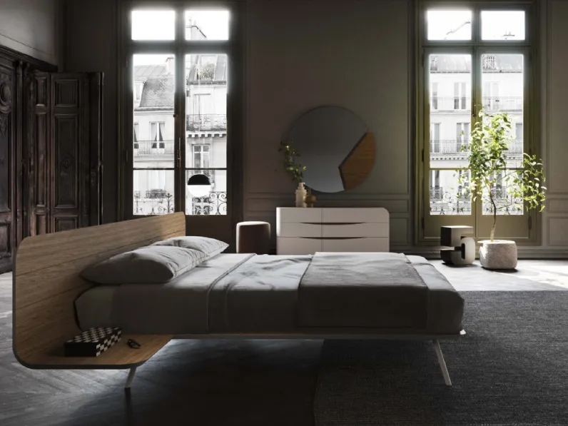 LETTO No-vo quercia Voltan in OFFERTA OUTLET - 20%