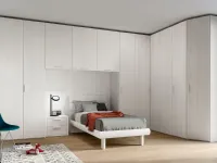 Letto moderno con gambe Teorema Santalucia a prezzo scontato