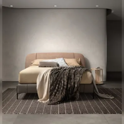 Letto imbottito con piedini SetSamoaa prezzo ribassato