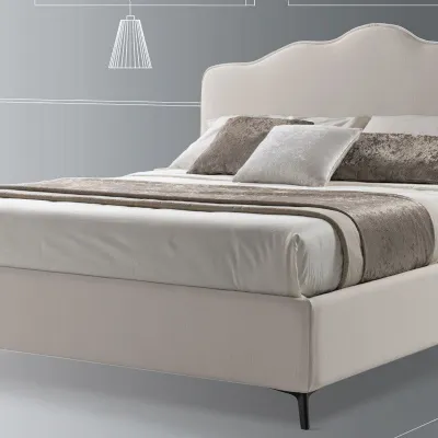 Letto moderno Barbara di Stilfar italia SCONTATO 