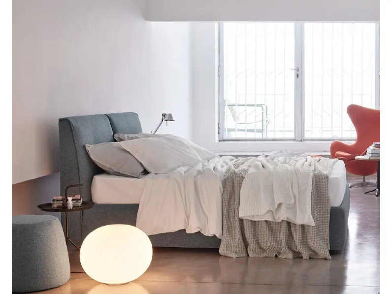 Letto moderno con contenitore Talia * Rosini a prezzo scontato