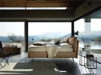 Letto imbottito modello Topazio di Bontempi scontato 30%