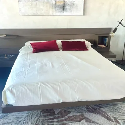 Letto in legno modello Wall system di Mobilgam scontato 30%