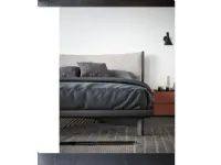 Letto matrimoniale design Mizu Novamobili a prezzo scontato