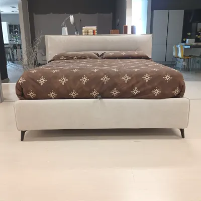 Letto matrimoniale con contenitore Mod cut Samoa a prezzo ribassato