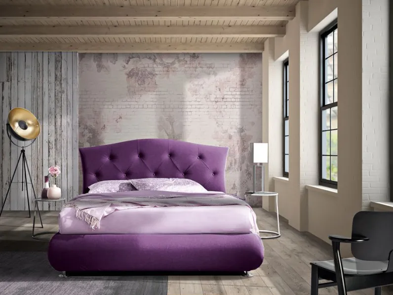 Letto Mod. queen luxury  Md work SCONTATO a PREZZI OUTLET