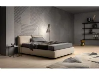 Letto imbottito con contenitore Modern *Samoaa prezzo ribassato