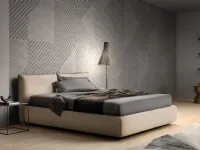 Letto imbottito con contenitore Modern *Samoaa prezzo ribassato