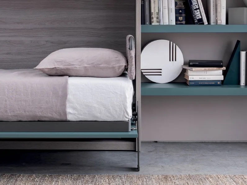 Letto in legno a scomparsa Nikai Clever a prezzo ribassato