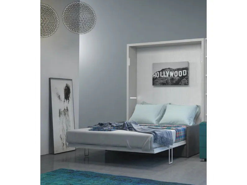 Letto moderno a scomparsa Nobu- promo sul nuovo Clever a prezzo scontato