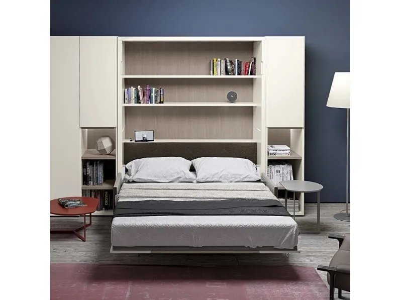 Letto moderno a scomparsa Nobu- promo sul nuovo Clever a prezzo scontato