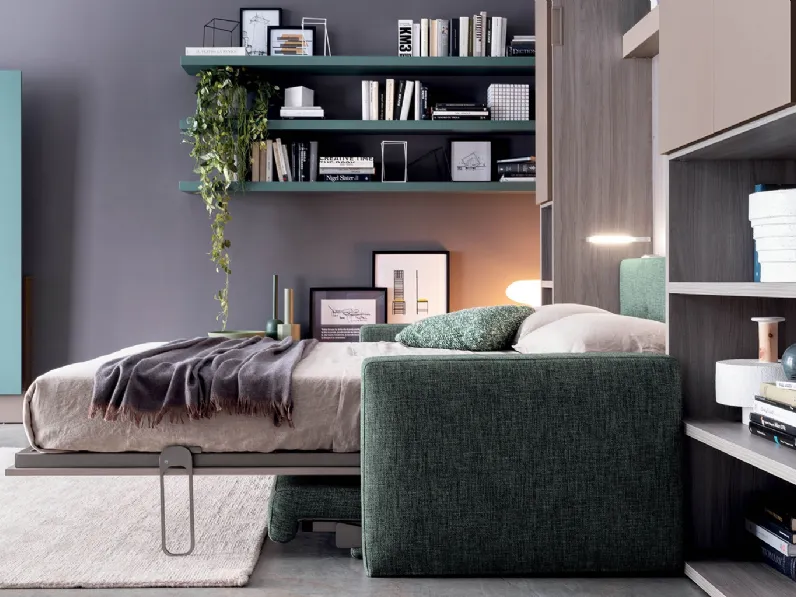 Letto moderno a scomparsa Nobu- promo sul nuovo Clever a prezzo scontato