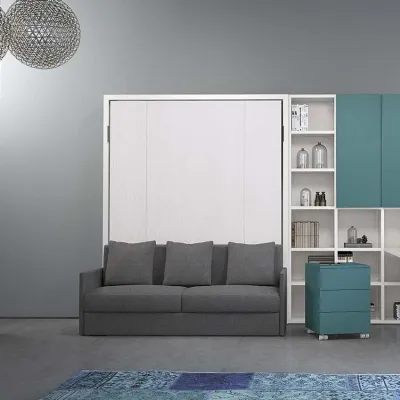 Letto moderno a scomparsa Nobu- promo sul nuovo Clever a prezzo scontato