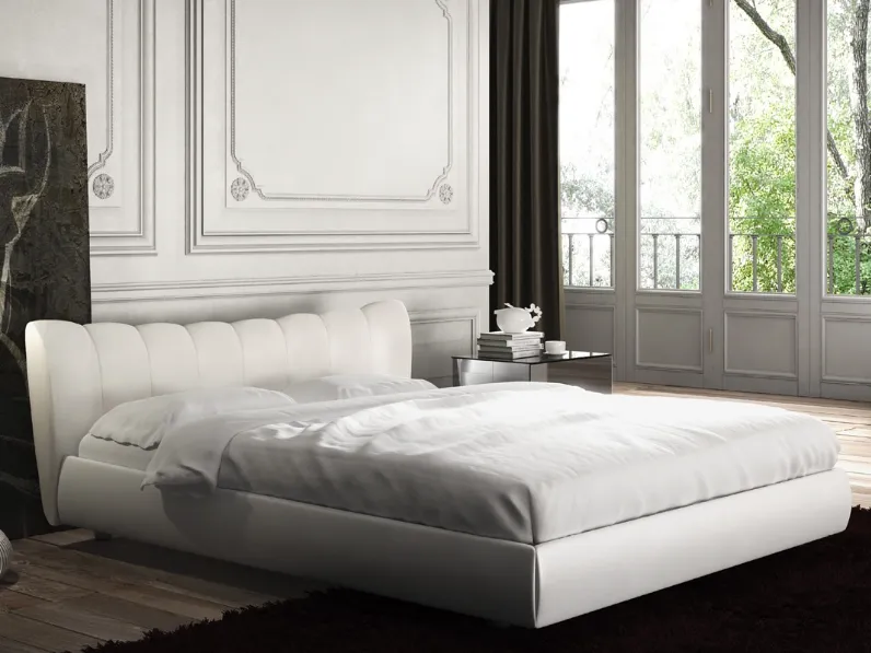 Letto matrimoniale con giroletto Amelie Artigianale a prezzo scontato