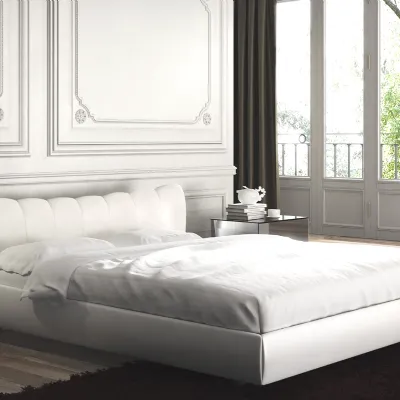 Letto matrimoniale con giroletto Amelie Artigianale a prezzo scontato