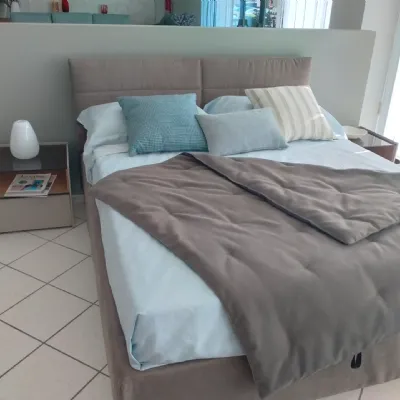 Letto matrimoniale Berry con fodera di  ricambio  ecopelle V&nice con un ribasso IMPERDIBILE