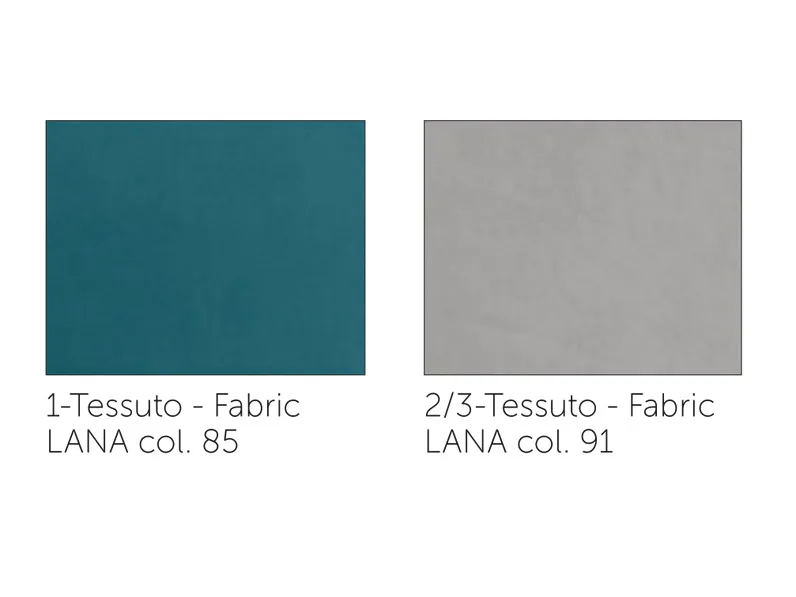 Letto moderno Brenda tessuto Stilfar con un ribasso esclusivo