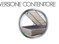 Letto imbottito con contenitore ChanelArtigianalea prezzo ribassato