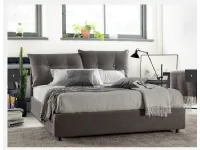 Letto moderno con contenitore Click Crippa salotti a prezzo ribassato