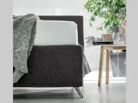 Letto moderno con contenitore Aurora Rigosalotti a prezzo scontato