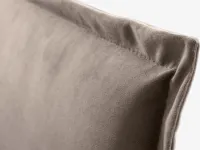 Letto moderno con contenitore Beatrice tessuto Stilfar a prezzo ribassato