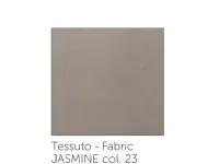 Letto moderno con contenitore Beatrice tessuto Stilfar a prezzo ribassato