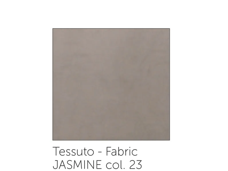 Letto moderno con contenitore Beatrice tessuto Stilfar a prezzo ribassato