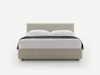 Letto imbottito con contenitore Beta upPiancaa prezzo ribassato