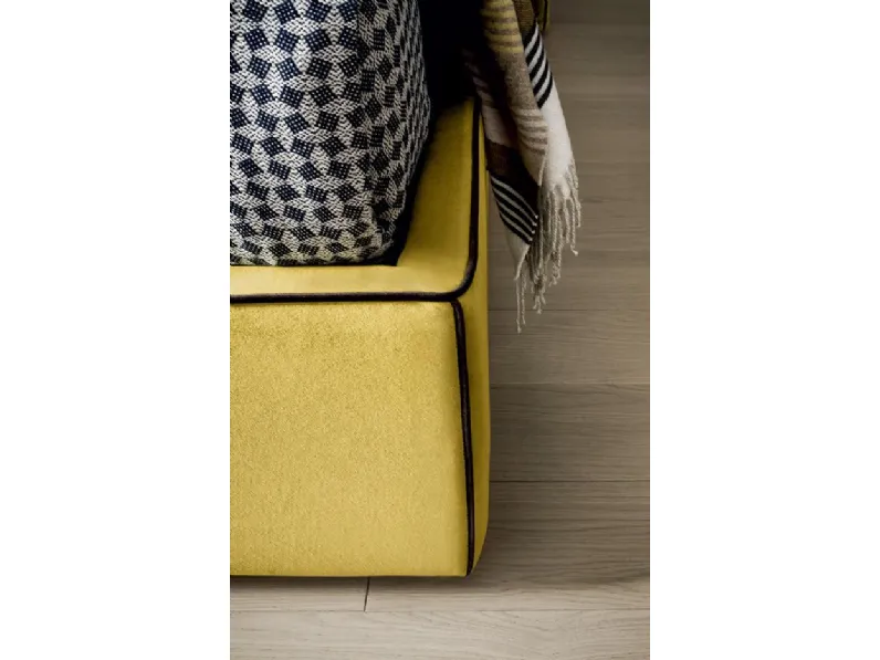 Letto moderno con contenitore Cannes Artigianale a prezzo ribassato