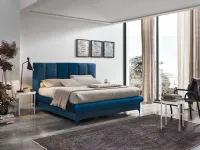 Letto moderno con contenitore Creta Mottes selection a prezzo ribassato