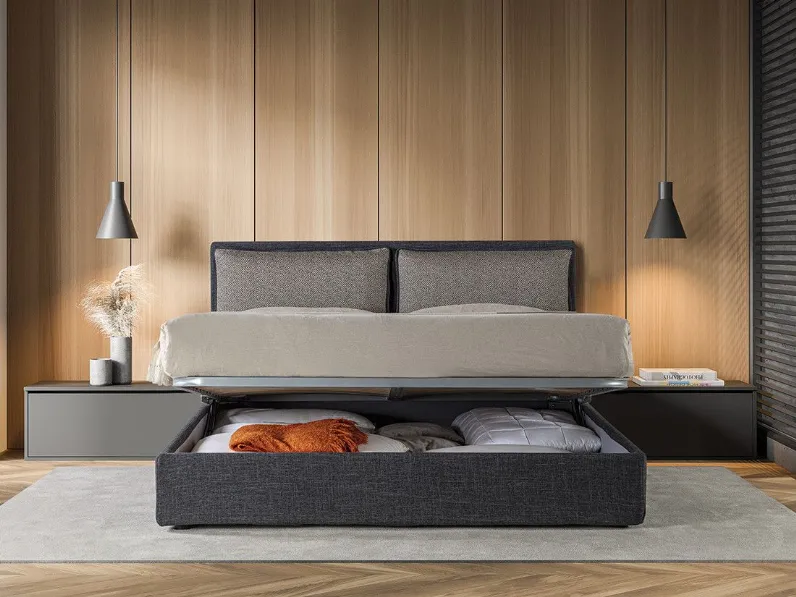 Letto matrimoniale Droll Crippa salotti con uno sconto IMPERDIBILE