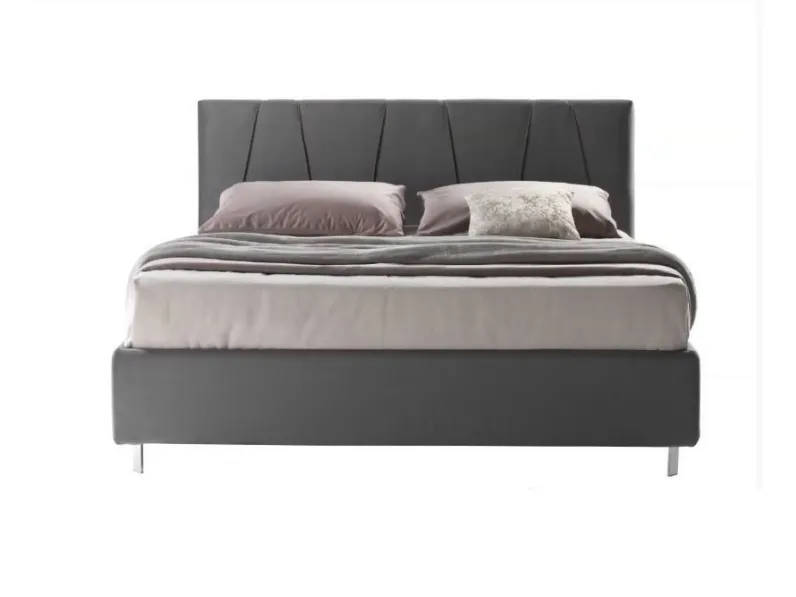 Letto moderno con contenitore Florida pronta consegna Md work a prezzo ribassato