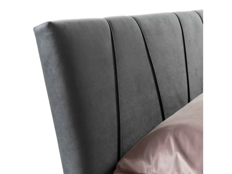 Letto moderno con contenitore Florida pronta consegna Md work a prezzo ribassato