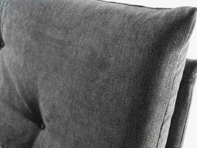 Letto moderno con contenitore Francesca con bottoni Stilfar a prezzo ribassato
