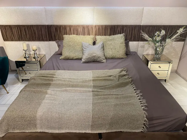 Letto king size con contenitore Infinity Novaluna a prezzo scontato