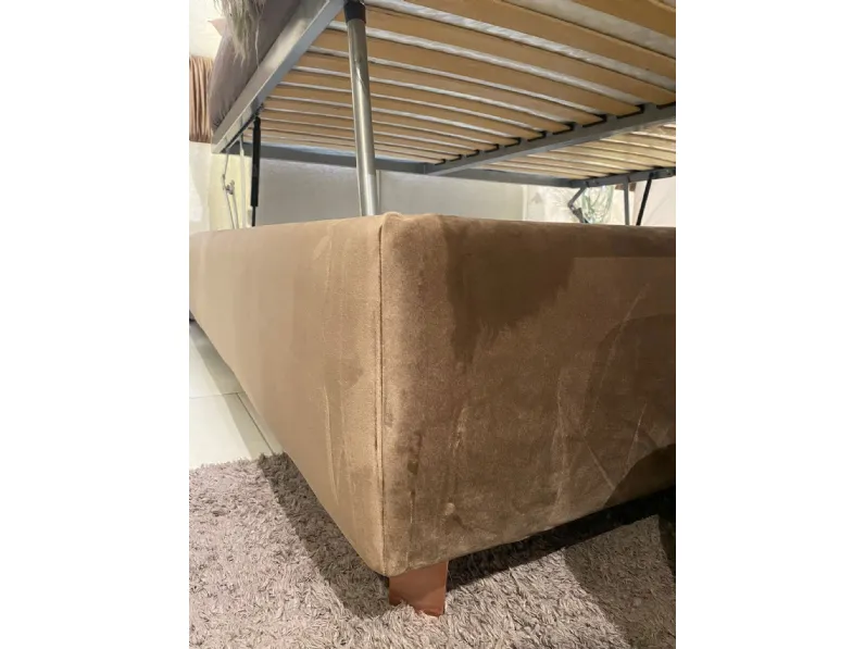 Letto king size con contenitore Infinity Novaluna a prezzo scontato